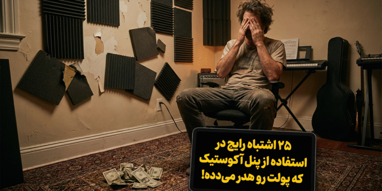 ۲۵ اشتباه رایج در استفاده از پنل آکوستیک که پولت رو هدر میده!